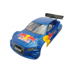 BOLHA PINTADA AUDI A4 DTM RED BULL 200MM PARA AUTOMODELO 1/10 ON ROAD FW06 ETC LYNX LHP1022 RB